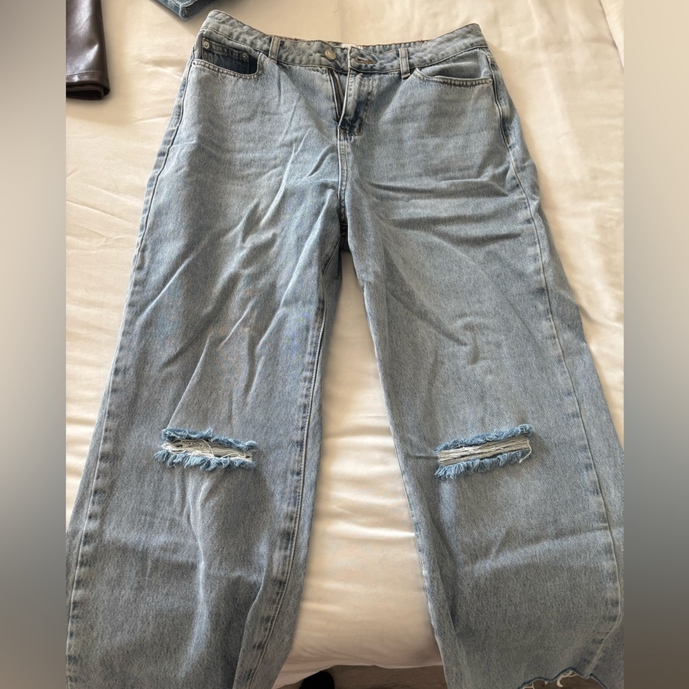 Princess Polly Light Blue Jeans